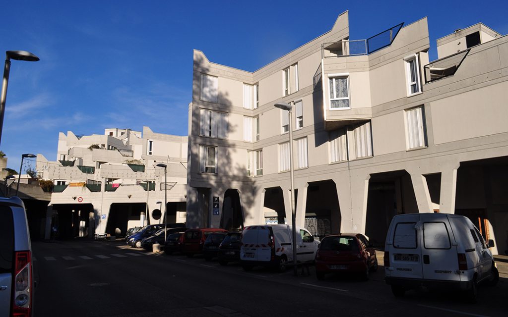 Quartier Renaudie à SMH là où champiloop implante sa nouvelle champignonnière urbaine.